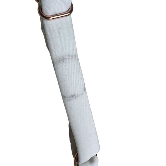 NWT Shade & Shore Braid Detail Extra High Leg One Piece Off White Swimsuit M - Picture 7 of 8